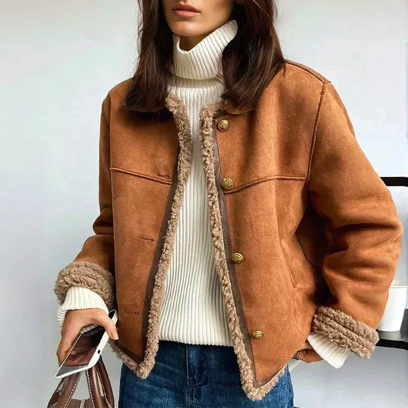 Veste femme en simili cuir élégante - Image 4