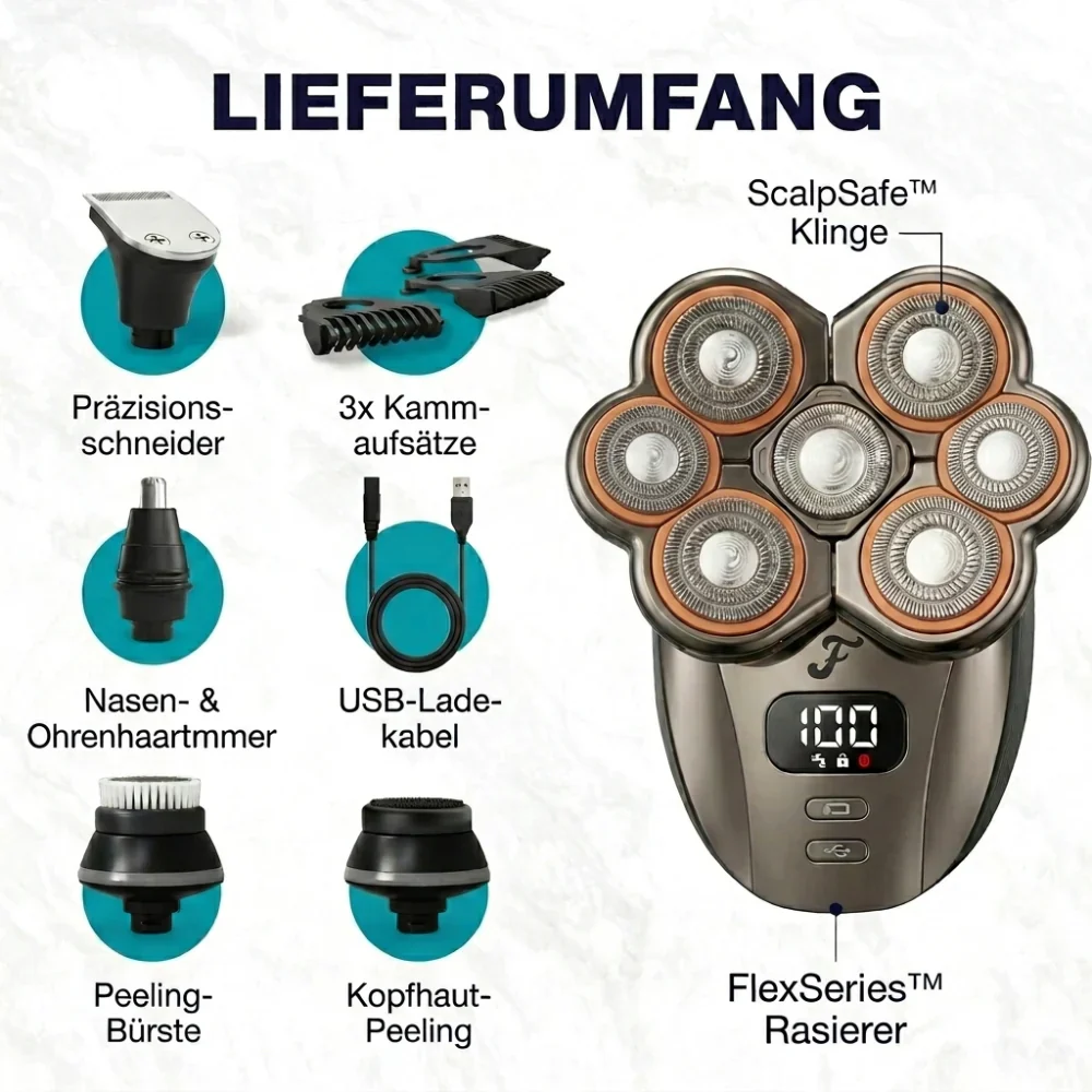 Rasoir Électrique avec Accessoires Premium - Image 4